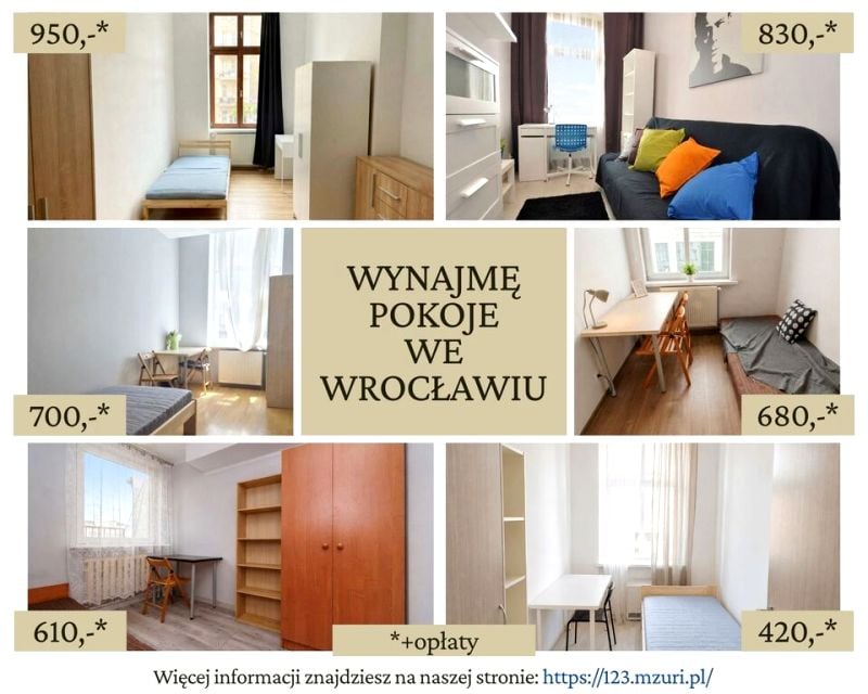 Pokój do wynajęcia Wrocław