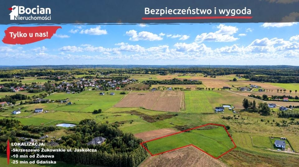 Działka budowlana skrzeszewo żukowskie