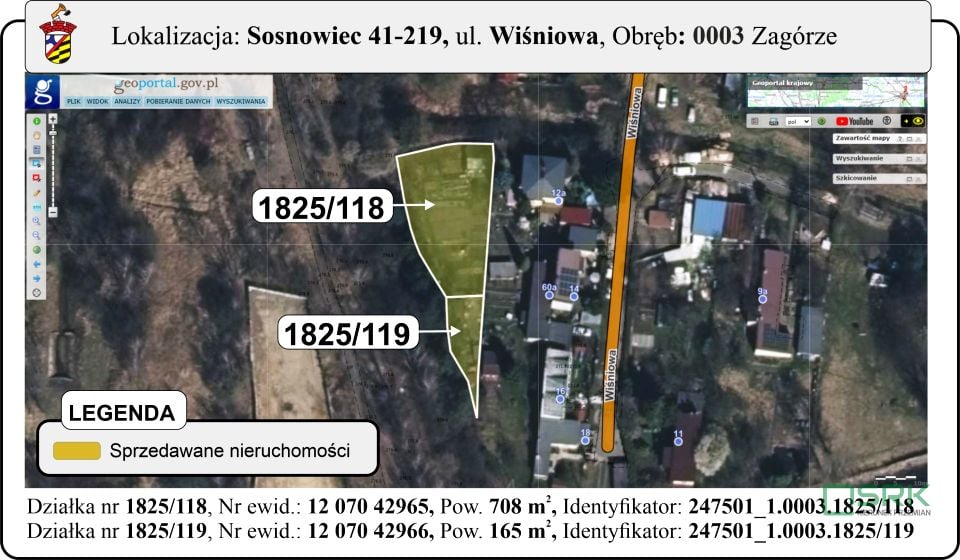 Działka inna Sosnowiec