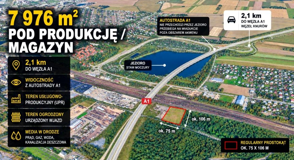 Działka przemysłowa Gliwice