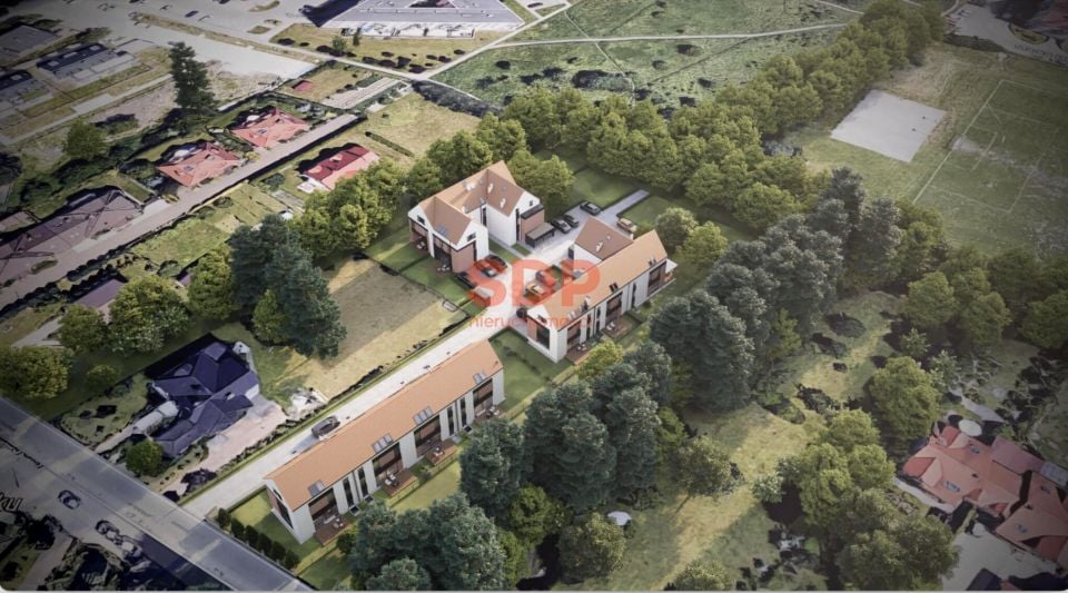 Dom z balkonem