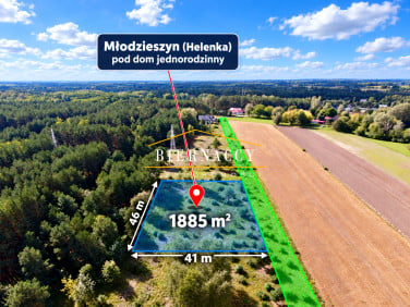 Działka budowlana Młodzieszyn