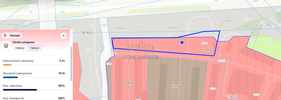 Sprzedam działkę Poznań - 5 150 m²