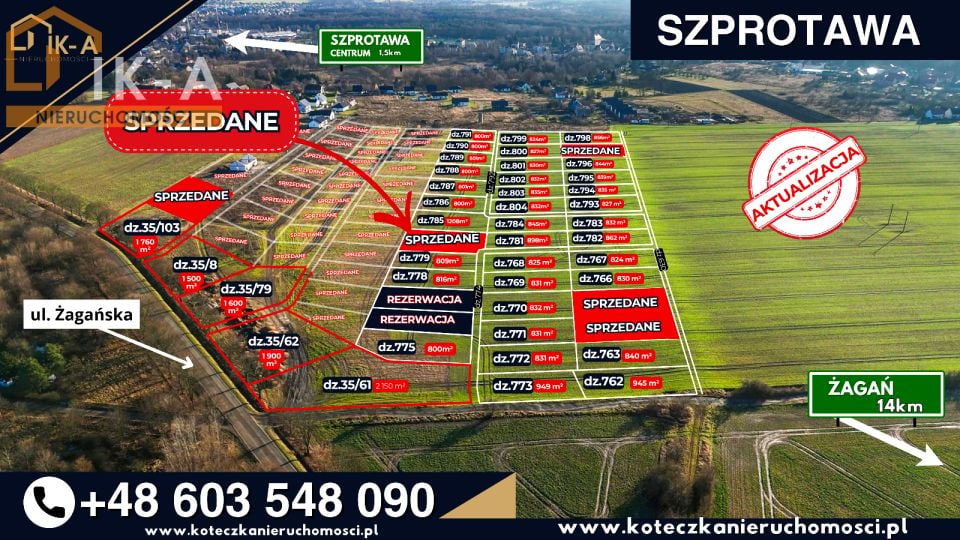 Działka Szprotawa