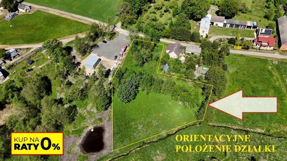 Działka budowlana Żeleźno