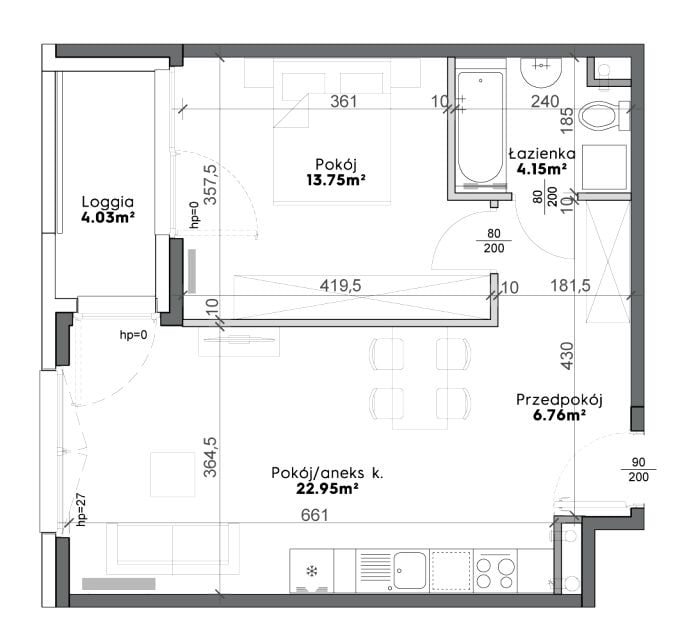 Mieszkanie na sprzedaż, 2 pokoje, 48 m², Prądnik Biały Kraków