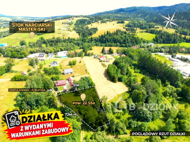 Ogrodzona działka sprzedam