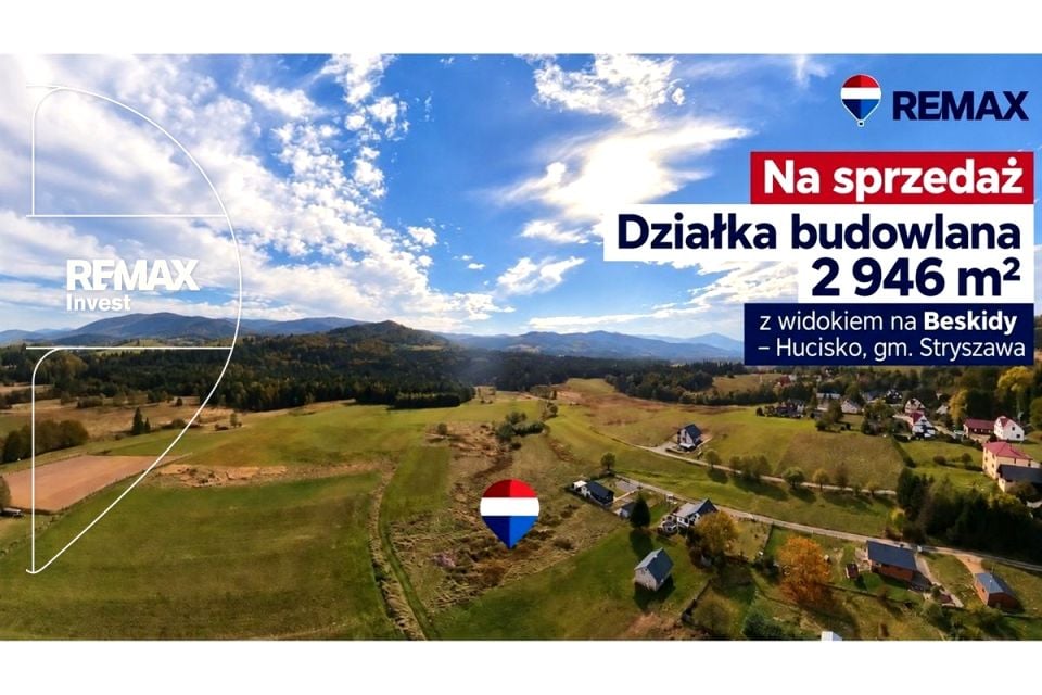 Działka budowlana Hucisko