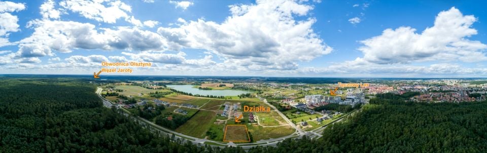Działka inwestycyjna Bartąg