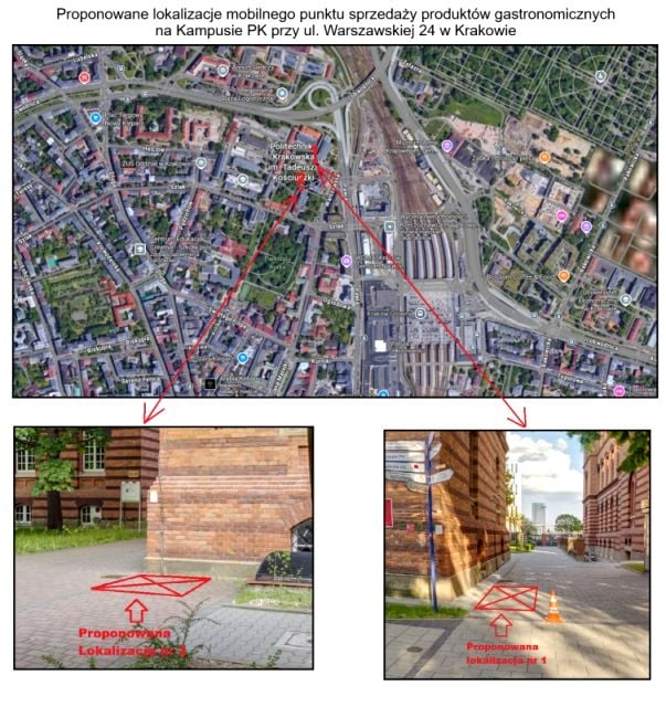Działka usługowa Kraków