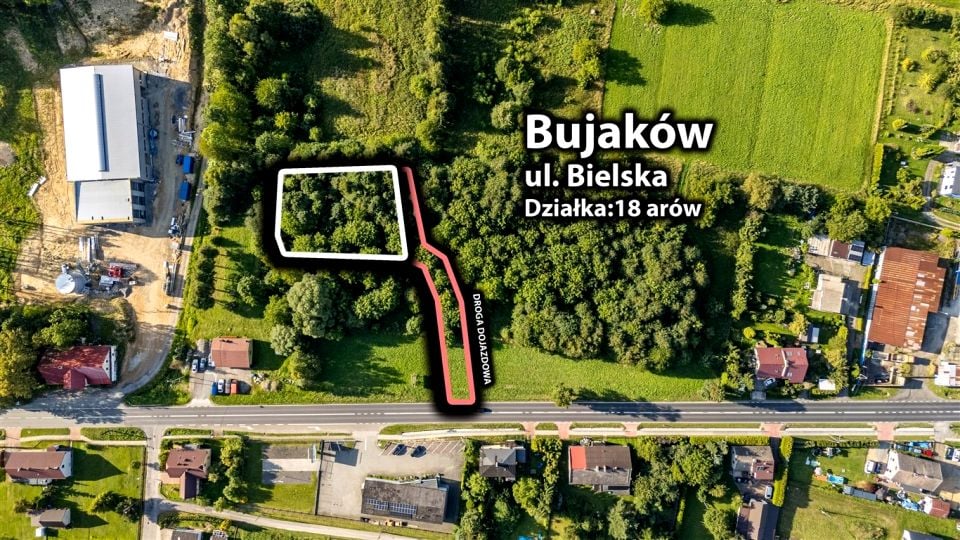 Działka inwestycyjna Bujaków