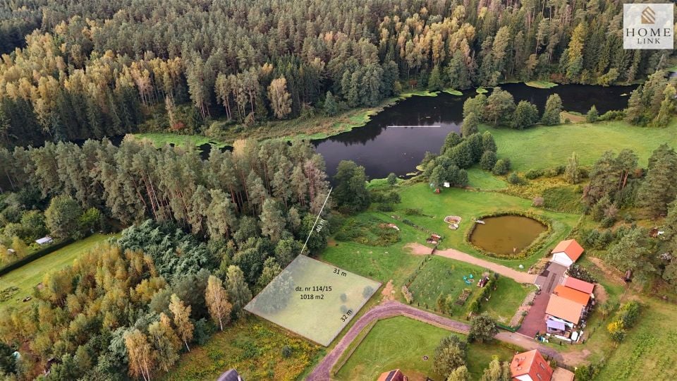 Działka rekreacyjna Dywity