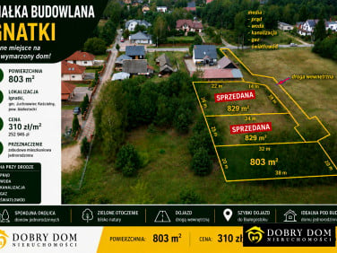 Działka budowlana Ignatki