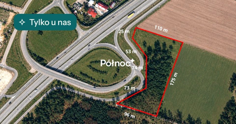 Działka inwestycyjna Jakubów
