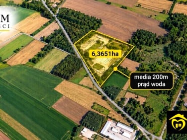 Działka przemysłowa Dubiny