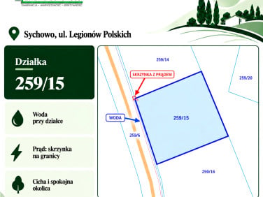 Działka budowlana Sychowo