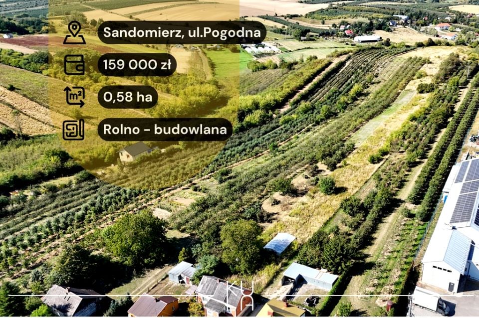 Działka budowlano-rolna Sandomierz