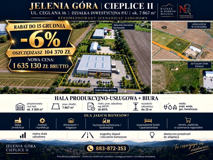 Działka Jelenia Góra