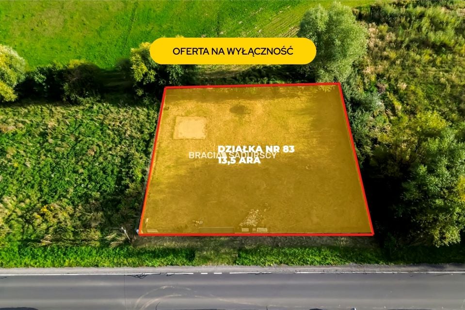 Działka usługowa Łuczyce