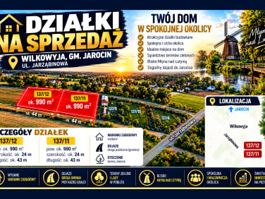 Działka budowlana Wilkowyja