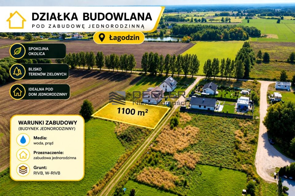 Działka budowlana Łagodzin