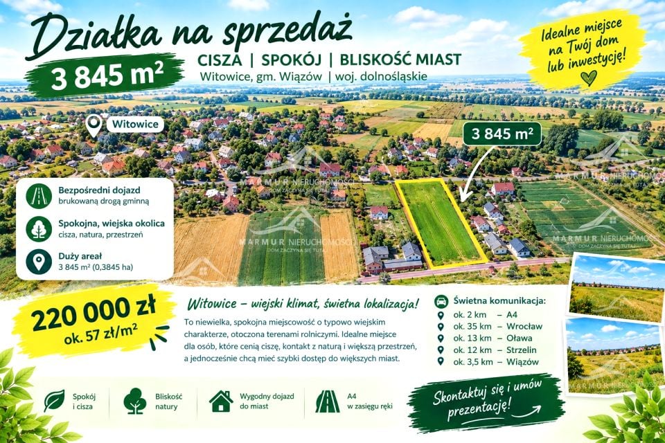 Działka budowlana Witowice sprzedam