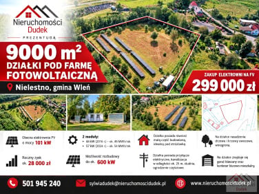 Działka inwestycyjna Nielestno