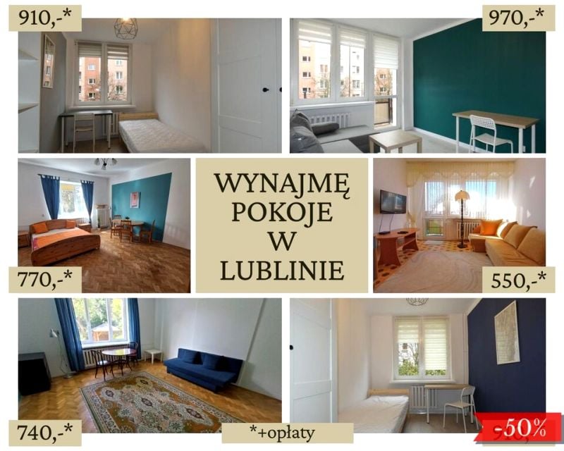 Pokój do wynajęcia Lublin