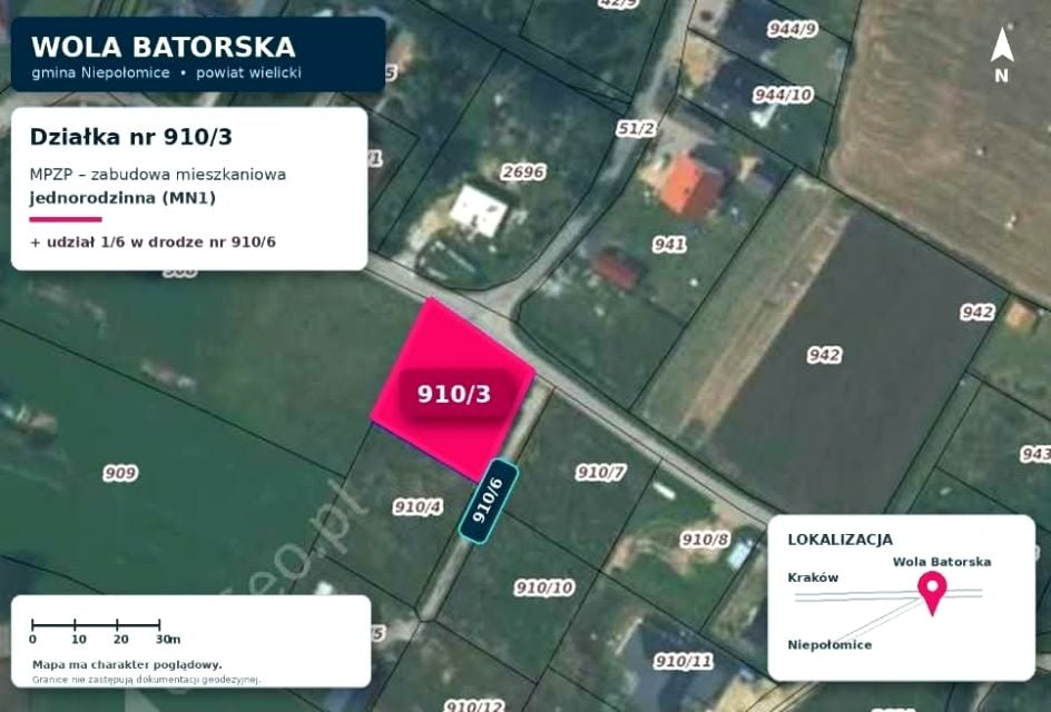 Działka Wola Batorska