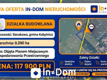 Działka siedliskowa Sierakowo Słupskie