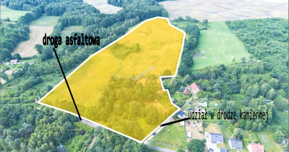 Działka nad jeziorem