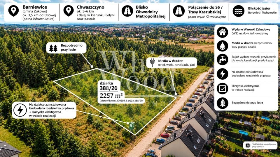 Działka budowlana Barniewice