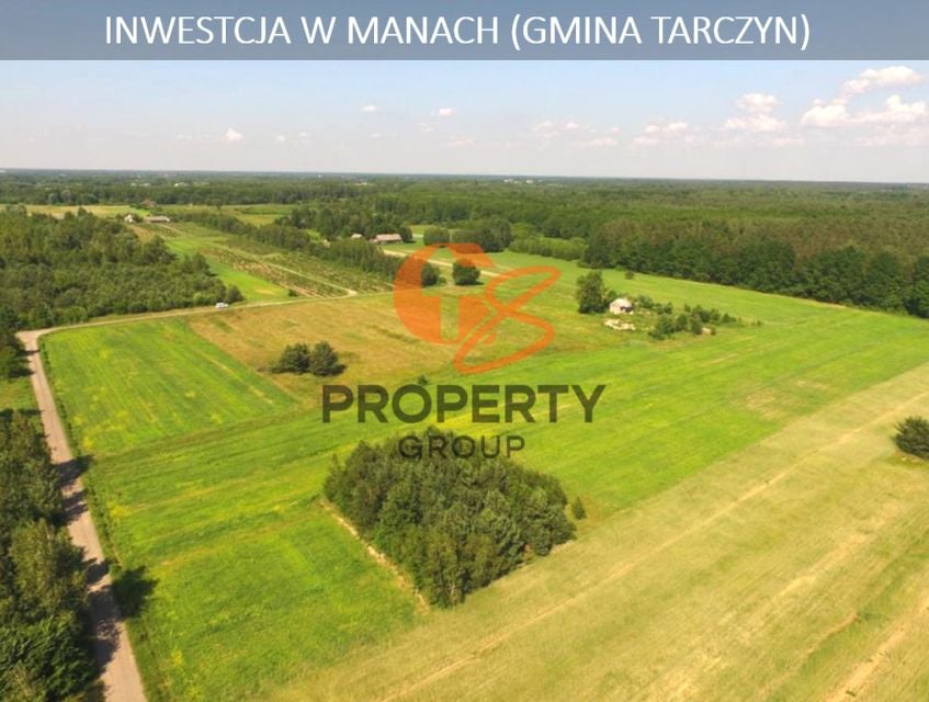 Działka usługowa Many