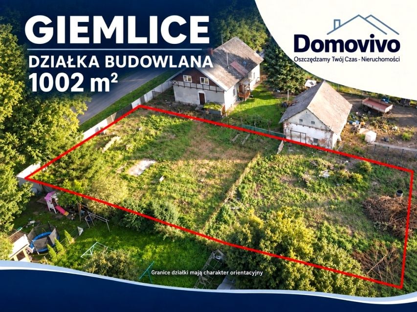 Działka budowlana Giemlice