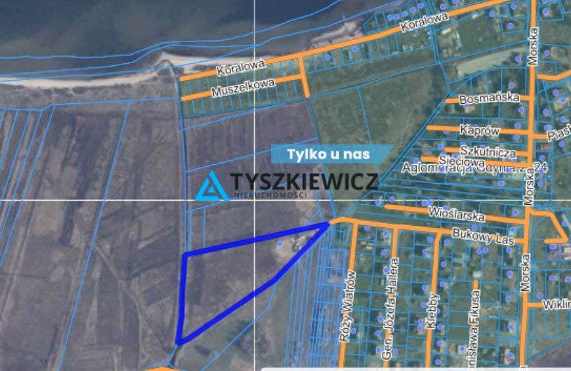 Działka inwestycyjna Rewa