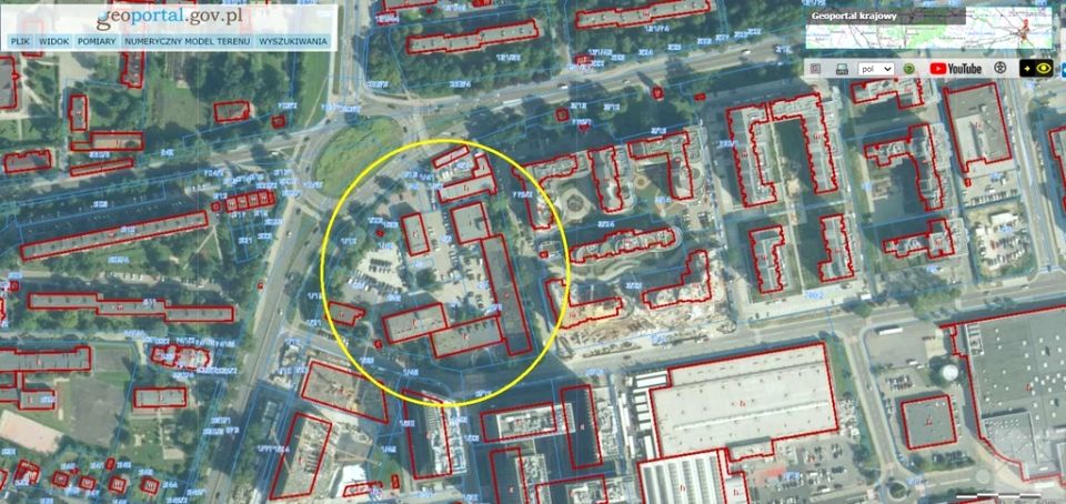 Działka usługowa Kraków
