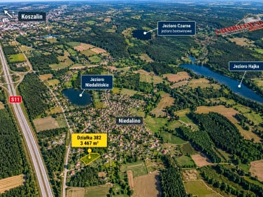 Działka rekreacyjna Niedalino