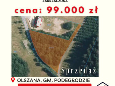 Działka budowlano-rolna Olszana
