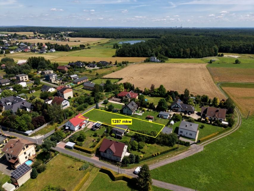 Działka usługowa Wyry