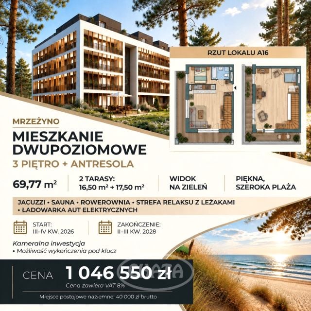 Mieszkanie Mrzeżyno