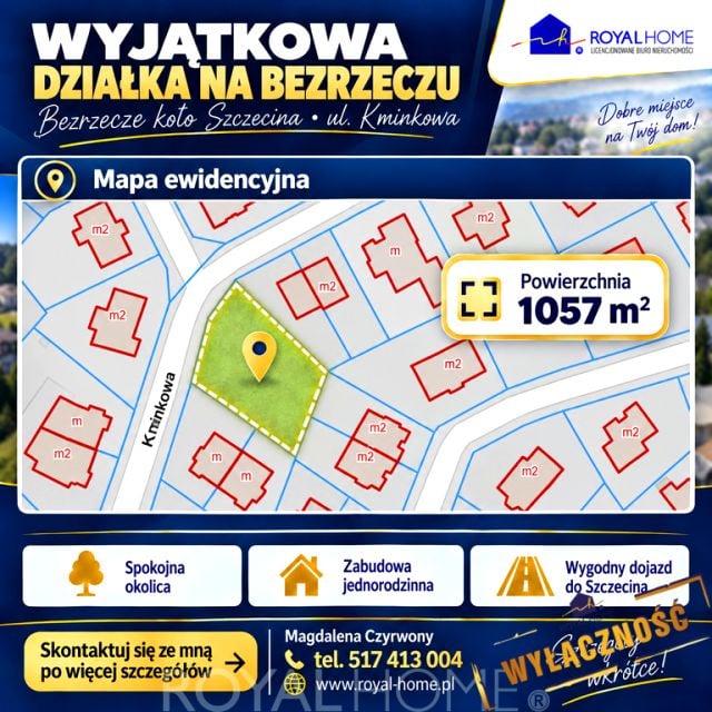 Działka budowlana Bezrzecze