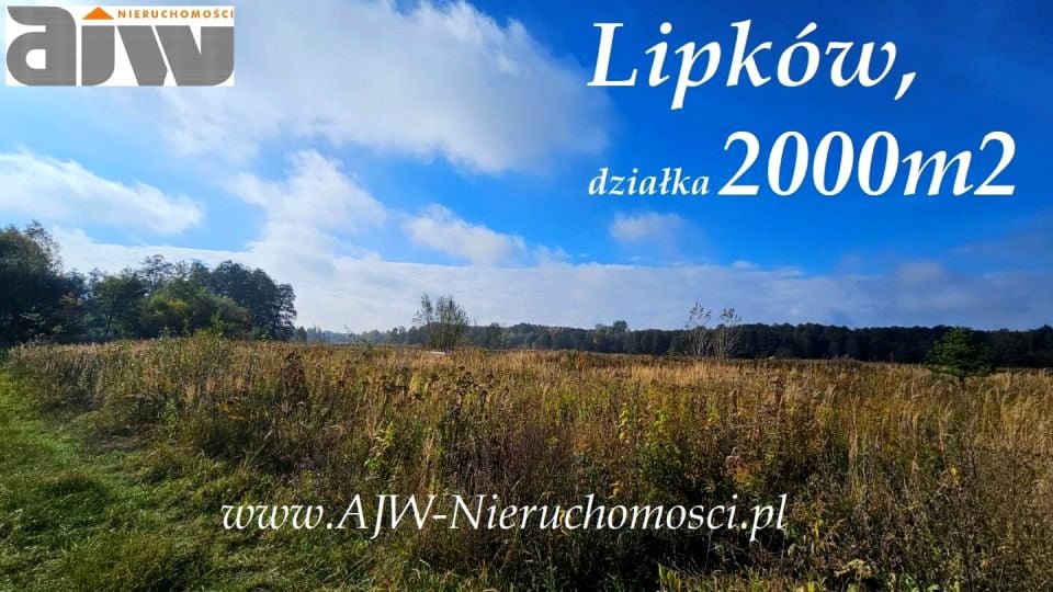 Działka budowlana Lipków