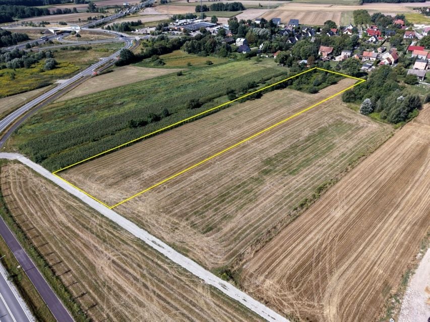 Działka usługowa Łozina
