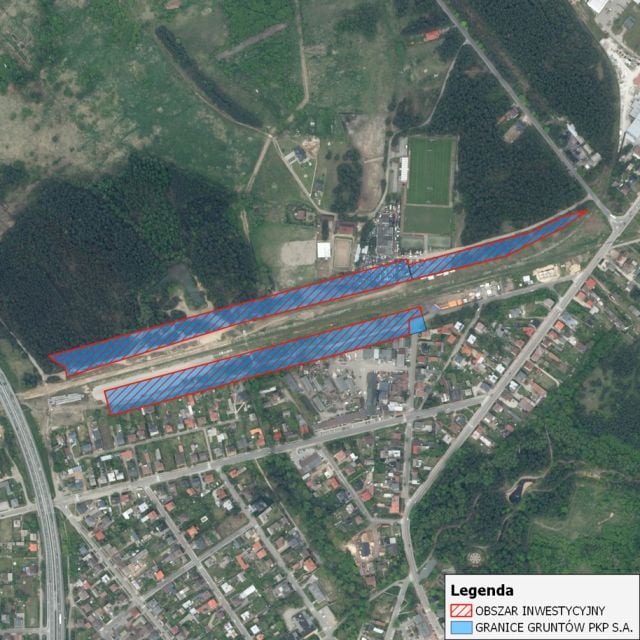 Działka inwestycyjna Siewierz