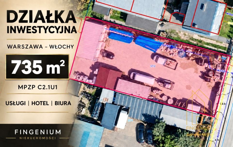 Działka usługowa Warszawa