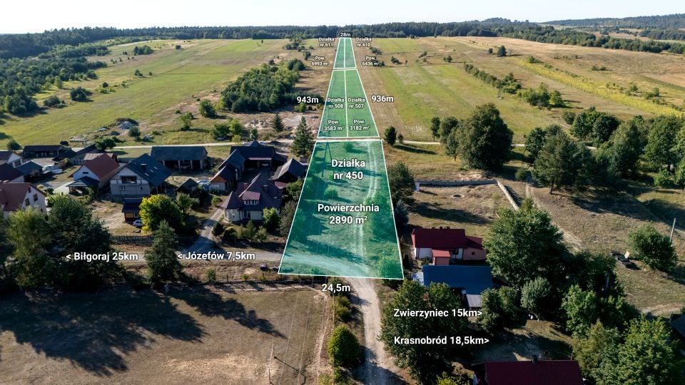 Działka budowlano-rolna Górecko Stare