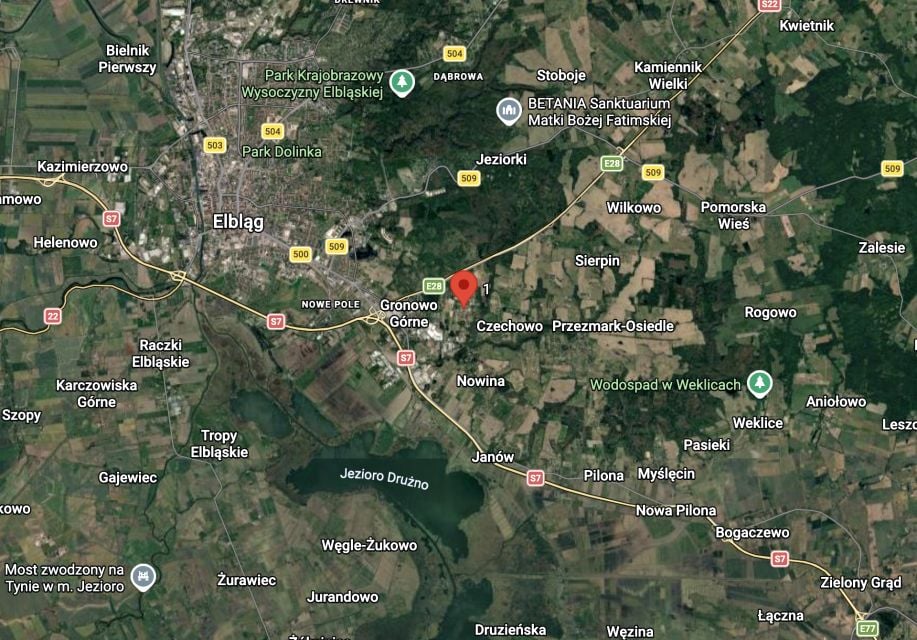 Działka budowlana Gronowo Górne