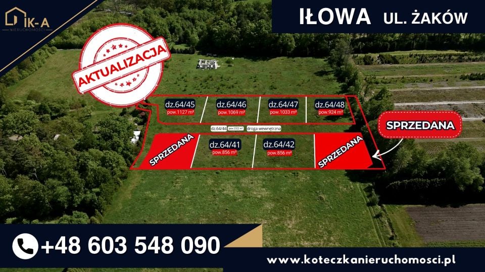 Działka budowlana, ul. Żaków