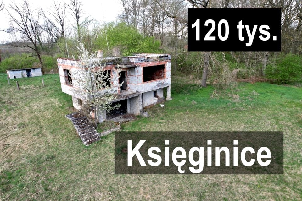 Pusta działka Księginice