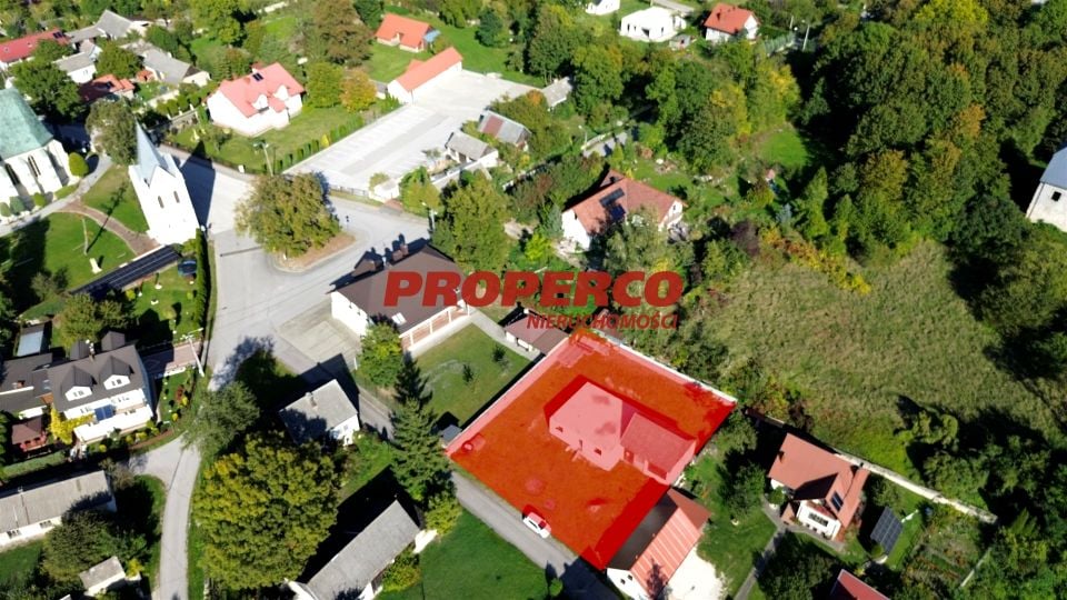 Zabudowana działka Busko-Zdrój